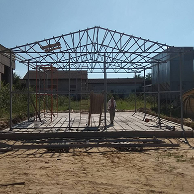 Ангар 9х12м для деревообработки